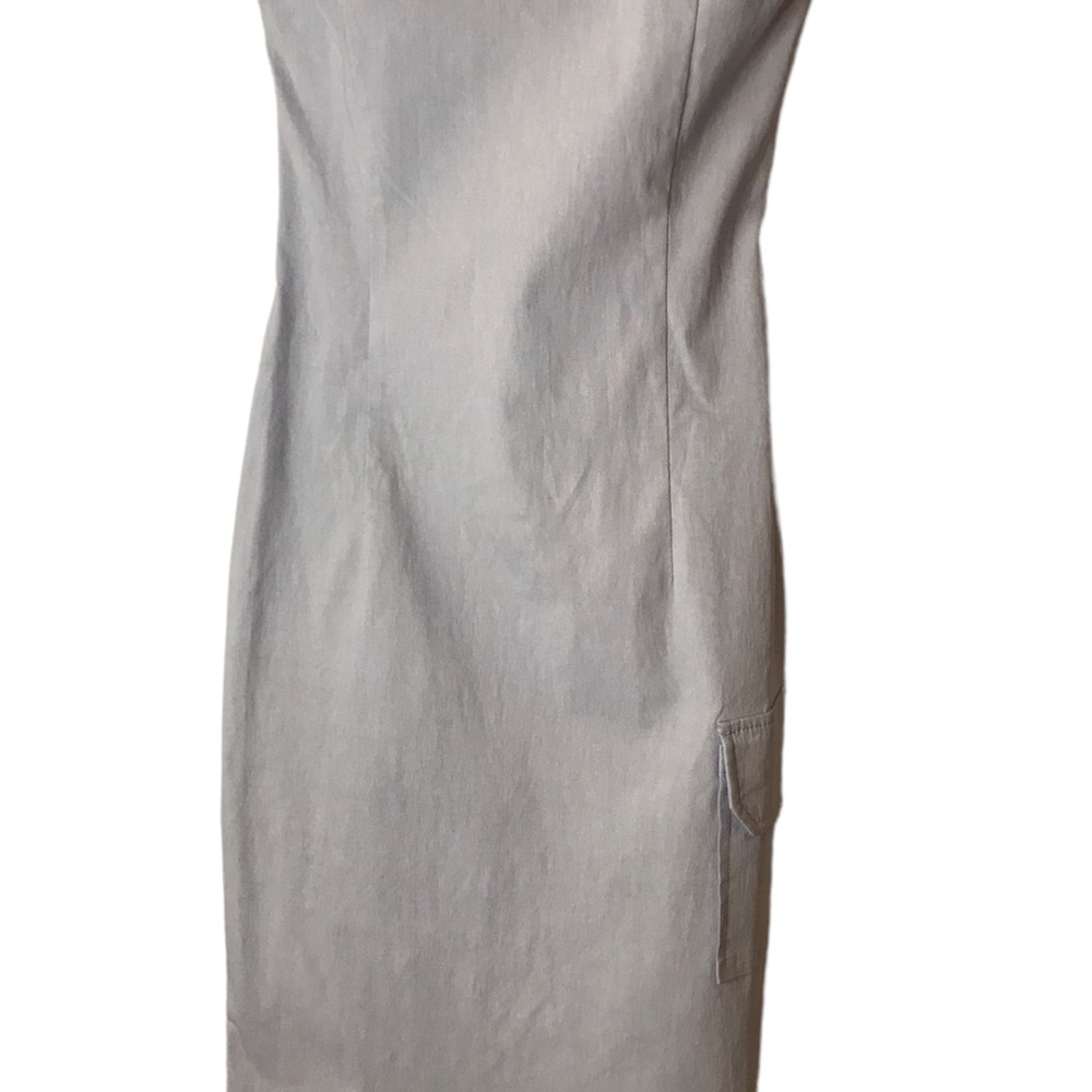 Miss Selfridge Strapless tube dress with pocket accent.Size S